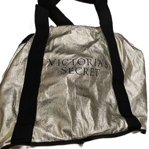 Victoria's Secret Gold Tote Bag